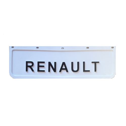 Zástěrka bílá 185x605x10 s nápisem Renault=pár