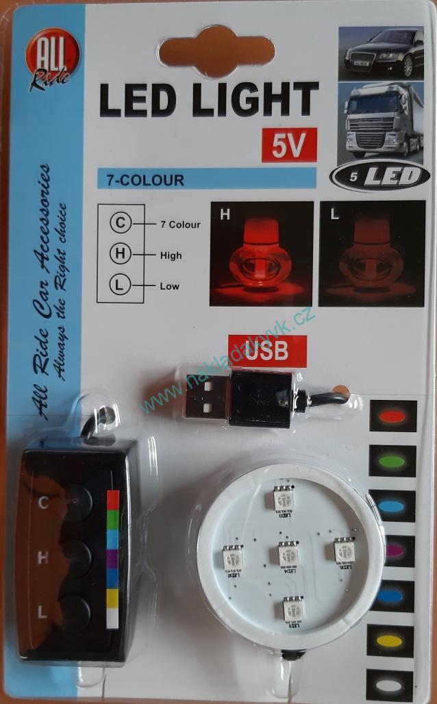 LED podsvícení osvěžovače vzduchu POPPY multi - 7 barev do USB